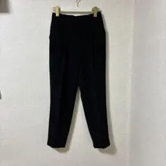 INDIVI♡黒のポリエステルパンツ ウエストゴム♡クードシャンス♡ICB♡
