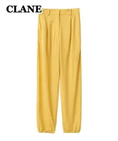 CLANE 22ss HEM GATHER ギャザージャージパンツ size2
