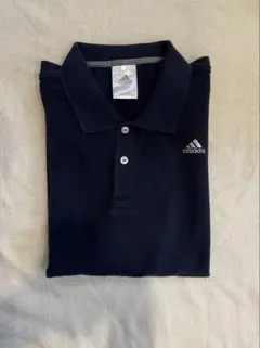 adidas ネイビーポロシャツ