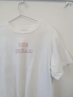 child woman ICE CREAMプリントTシャツ　サンプル品