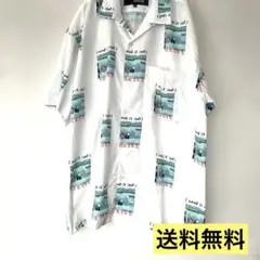 MARK GONZALES 半袖シャツ Lサイズ　メンズ　古着　プリントシャツ