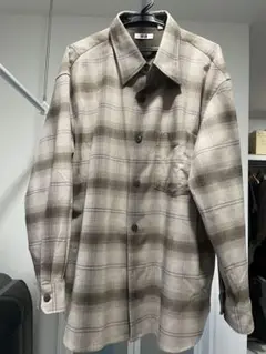 UNIQLO Uオンブレ シャドーチェックシャツL