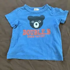 DOUBLE.B 青色 Tシャツ