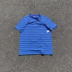 00's gap ブルー ボーダー tシャツ cityboy ゴープコア
