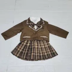 796 新品　 女の子 ブラウン 制服 アイドル風 入学式 卒園式 イベント