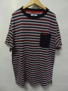 エドウィン EDWIN メンズ 半袖 ポケット付き ボーダーTシャツ Mサイズ