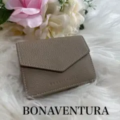 【美品】BONAVENTURA ボナベンチュラ コンパクトウォレット ミニ財布