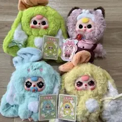 ※早い者勝ち【4体セット】Babythree ベビースリー　おかえりうさぎ、猫