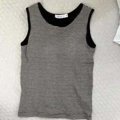 niko and ... ストライプ タンクトップ Mカップ付き