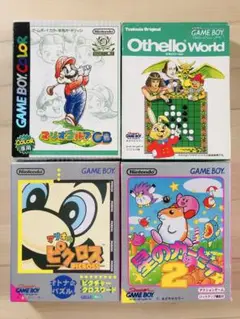 ゲームボーイ GB カラー マリオ カービィ ピクロス 任天堂 4本セット