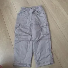 べージュ　カーゴパンツ