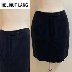 HELMUT LANG VINTAGE 90年代 ナイロンポリ混ウールスカート