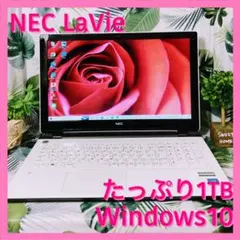 【美品】ノートパソコン★たっぷり1TB★Windows1★設定済