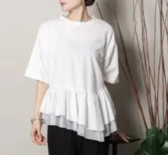 新品　ペプラム　Tシャツ
