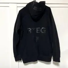 アダムスジャグラー RTEG ブラック フード付きパーカー