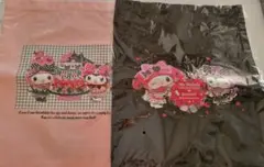 HAPPYくじ　マイメロディ&クロミ　トートバッグ　2点セット