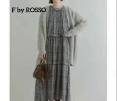 F by ROSSO　フラワープリントティアードワンピース　アーバンリサーチ