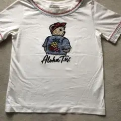 総刺繍　アロハTシャツ　Ⓜ️