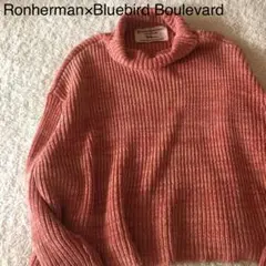 【Ronherman×Bluebird Boulevard】 ハイネックニット