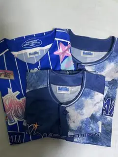 横浜DeNAベイスターズ　ガールズ・キッズ・スターナイトユニフォームセット