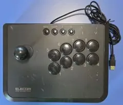 ELECOM コントローラ JC-AS01BK 10ボタン アーケードスティック