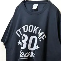 ポート&カンパニー80イヤーズルックディスグッド Tシャツブラック黒XL古着