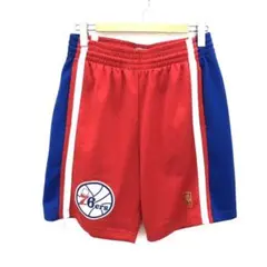 NBA 76ers シクサーズ ミッチェルアンドネス ゲームパンツ バスケパンツ
