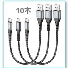 SUNGUY Micro USB ケーブル 0.3M 【10本組】