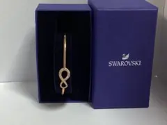 未使用美品ケース付きSwarovski 無限大モチーフ ブレスレット本物