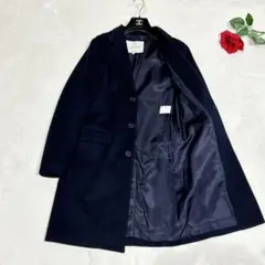 ほぼ未使用✨　マッキントッシュ　チェスターコート　ブラック　38 黒　ロング