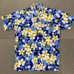 フラワープリント アロハシャツ Mサイズ