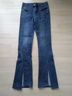CHILLE ANAP デニムパンツ カットストレッチデニム