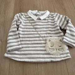 プティマイン　裏起毛トレーナー　90cm