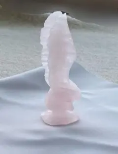 天然石　ローズクォーツ天使　エンジェル　置物