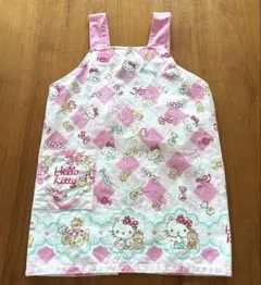 ハローキティ エプロン ピンク　100
