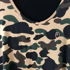 美品 A Bathing Ape エイプ カモフラージュ柄 ワンピース デジカモ A BATHING APE - 美品 A Bathing Ape エイプ カモフラージュ柄