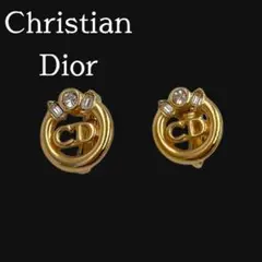 美品★Christian Dior★ディオール★CDロゴ★イヤリング★ゴールド