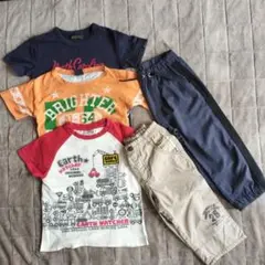 サイズ130 半袖 Tシャツ　パンツセット 5枚セット
