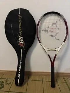 【中古】 ダンロップ Fairmaster105Ⅱ ケース付 テニスラケット
