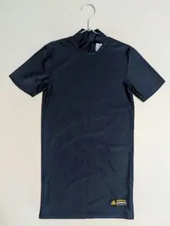 アディダス アンダーシャツ ハイネック techfit climate 紺色 S