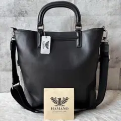 HAMANO ハマノ　2way レザー　トートバッグ
