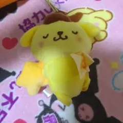 サンリオキャラクターズ おひるねベビーマスコット ポムポムプリン