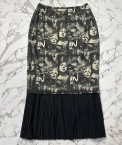 ✨美品✨ ジャンポールゴルチエ パワーネット プリーツ ドッキング スカート