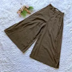 【フィフス】 (S) キュロットパンツ バックプリーツ スカンツ ゆったり 旅行
