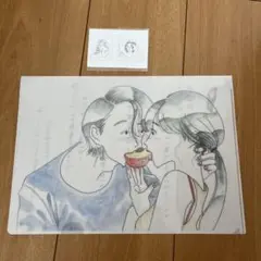 たなかみさきイラスト A4クリアファイル ステッカーセット