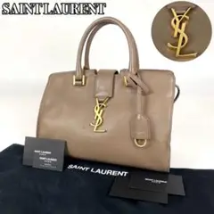 美品■サンローラン ベイビーカバス ハンドバッグ YSL ゴールド金具