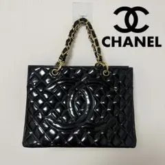 【CHANEL】トートバッグ マトラッセ キルティング デカココマーク