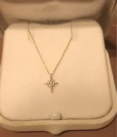 スタージュエリー k18 クロッシングスター ネックレス
