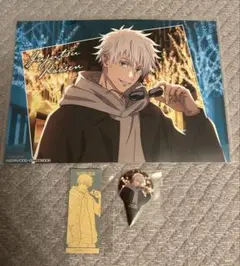 呪術廻戦 マルキューブ 特典 ランチョンマット 五条悟　ステッカー　ピック