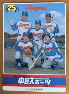 中日スポーツ創刊25周年特別下敷き ノベルティ